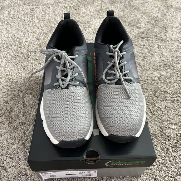 Hytest Men's Safety Footwear Nano Toe Athletic Size 9.5 Faded Grey - Picture 2 of 10